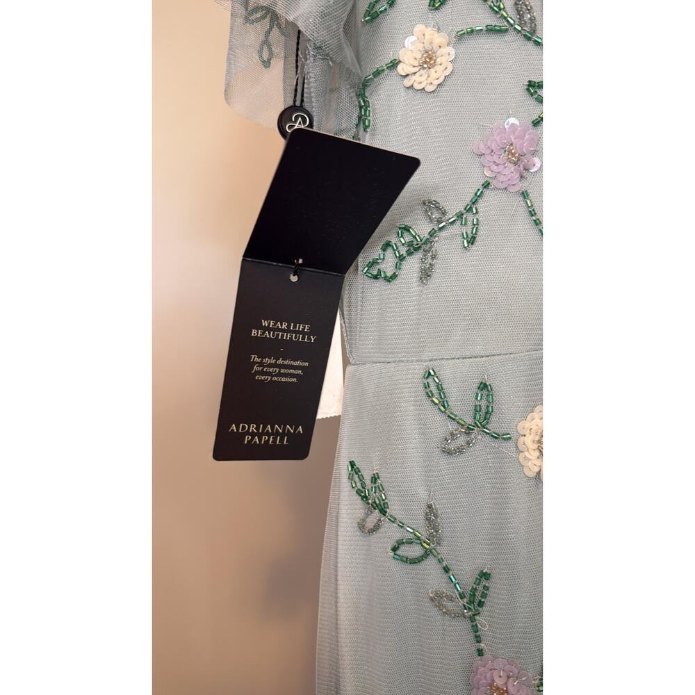 Adrianna Papell - Dress with floral print - Picture 4 of 9